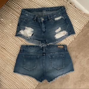 Blank NYC cut-off denim shorts